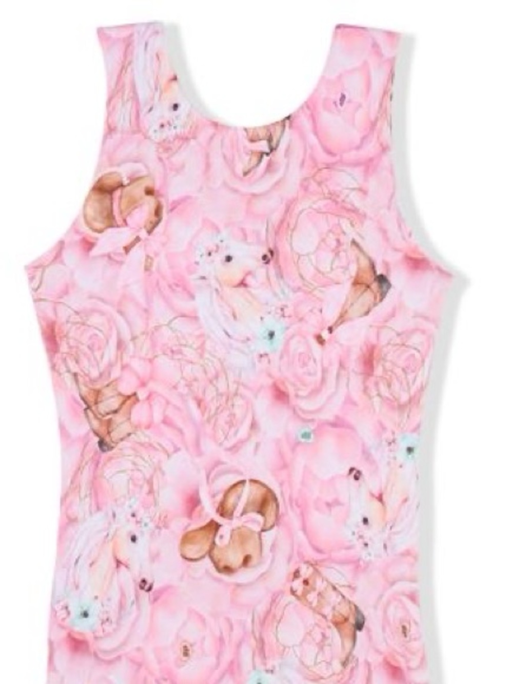 Girl Power Sport Western Bows Biketard Playsuit Gymnastics